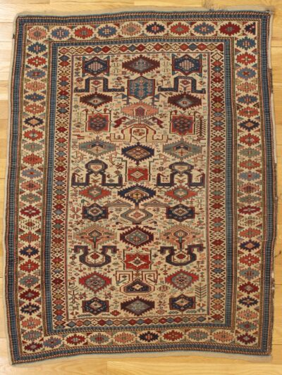 Kuba ivory rug